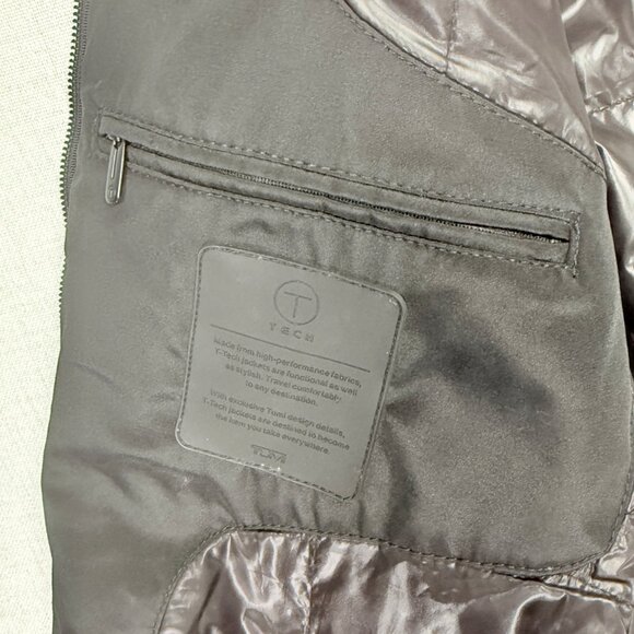 Tumi Tech Jacket Full Zip Black Soft Shell Long Sleeves Insulated Lined Size XXL - Picture 5 of 13